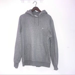 Nike Swoosh Logo Grey Hoodie